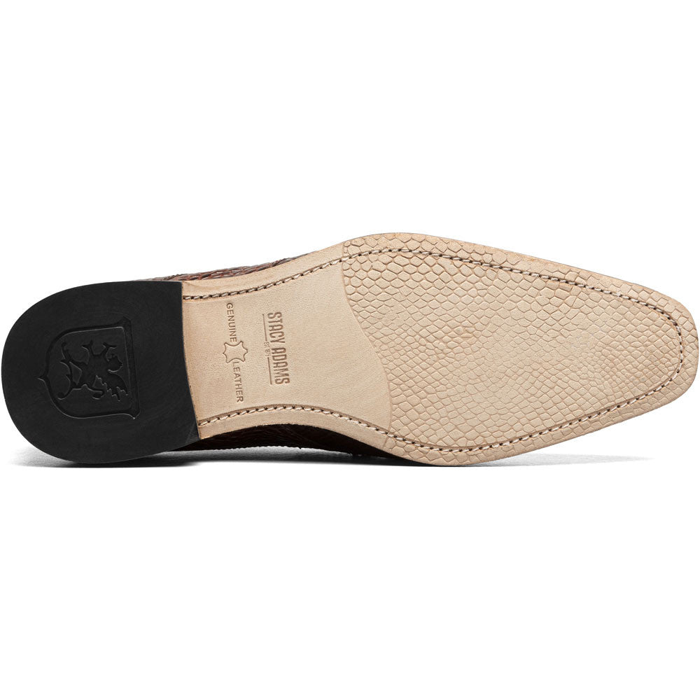 Stacy Adams Tristano Modified Bike Toe Oxford in Cognac
