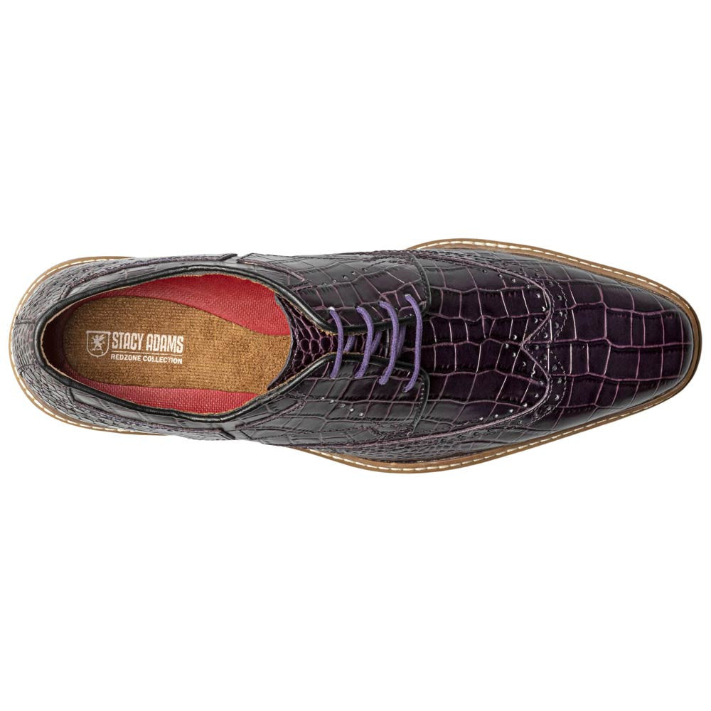 Alario Wingtip Oxford | Stacy Adams Dress Shoes in Purple for Men