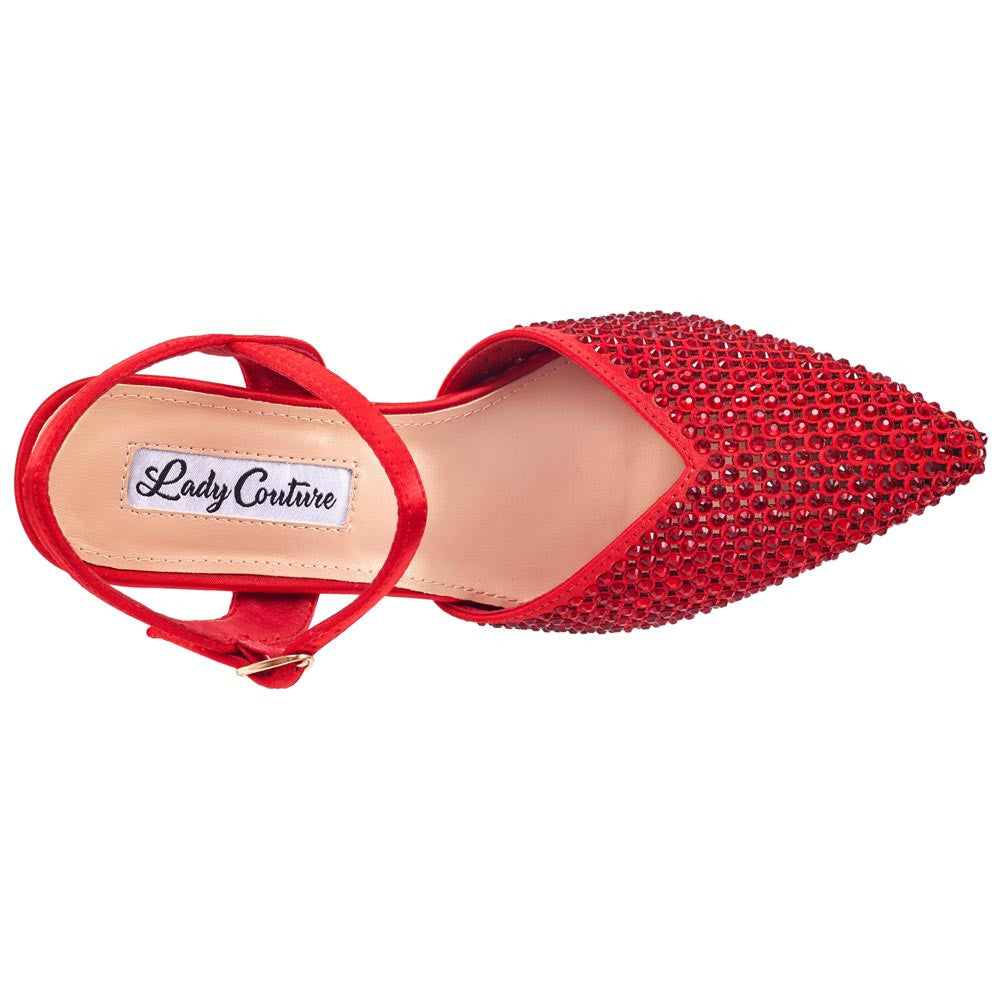 Lady Couture Tango Pump 4” Heel in Red