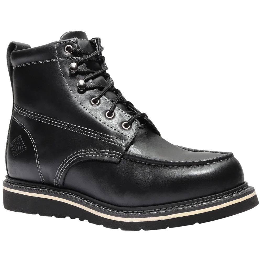 Frontier 6" Moc Toe Jet Black Bonanza Boot for Men