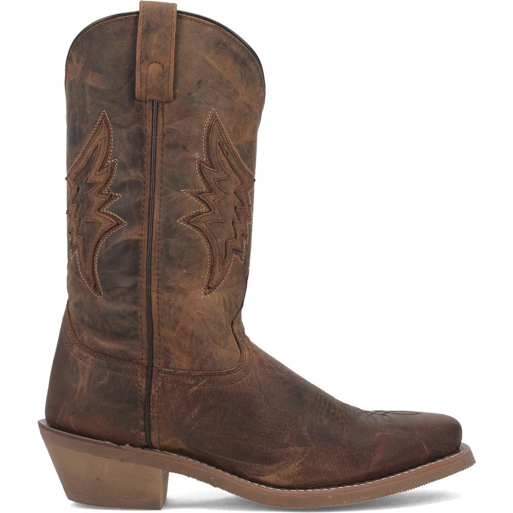 Laredo Nico Taupe Leather Square Toe Western Cowboy Boots (USA Men Size)