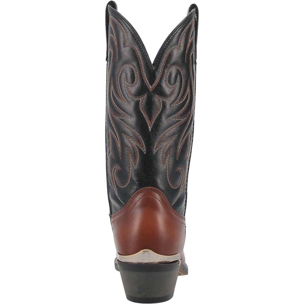 Laredo Nashville Peanut/Black J Pointed Toe Western Cowboy Boots (USA Men Size)