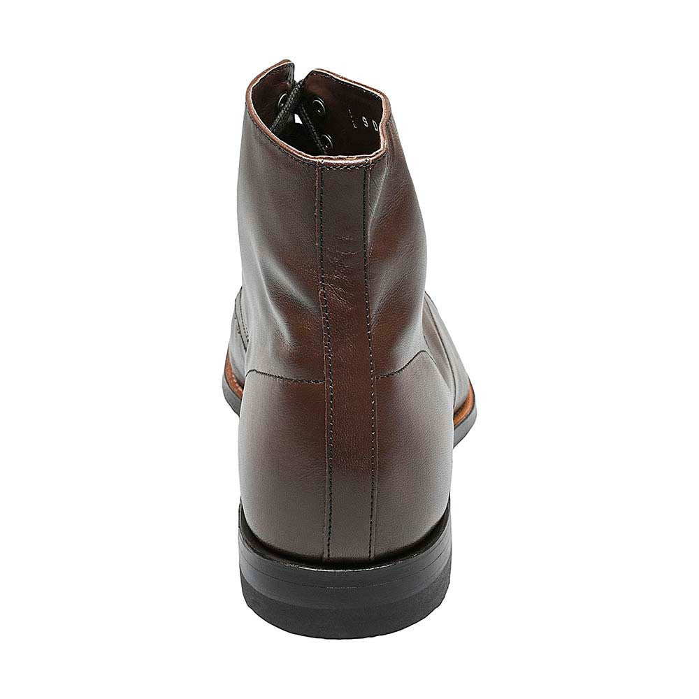 Stacy Adams Madison Brown Leather Cap Toe Boots