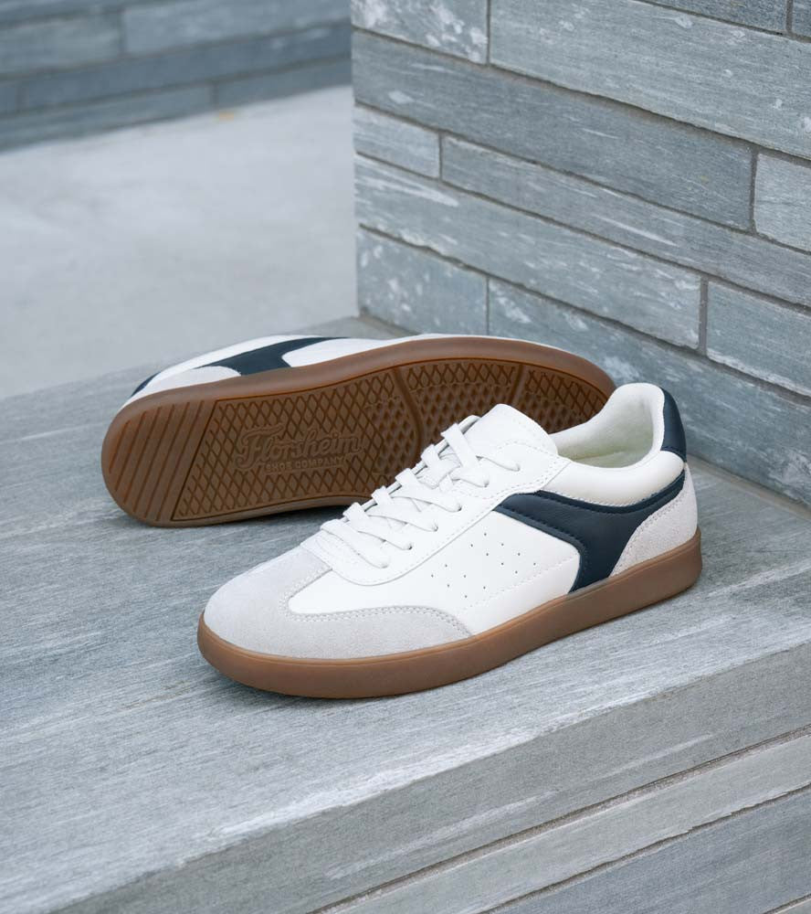 Pace T-Toe Lace Up Casual Sneaker | Florsheim Bone Multi Dress Sneakers for Men