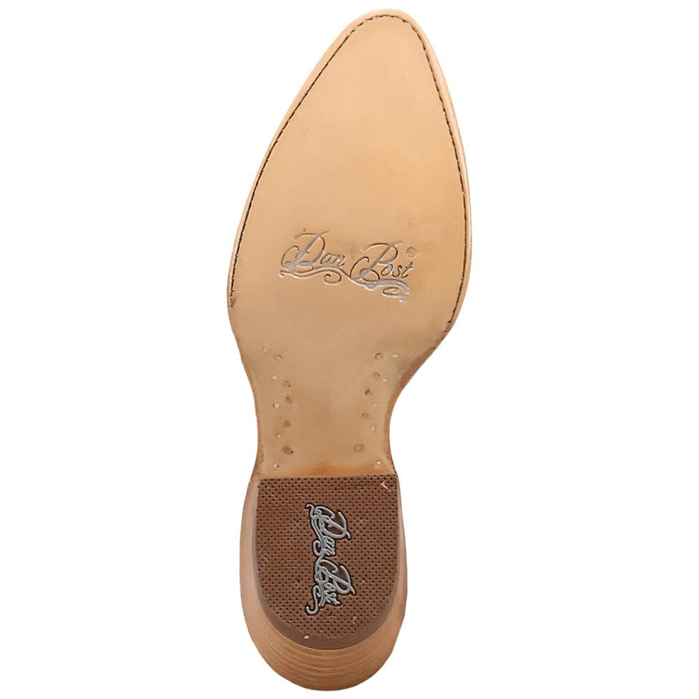 Dan Post Neon Prairie Women's Brown Suede Leather Western Boot - 15" Shaft, Narrow J Toe