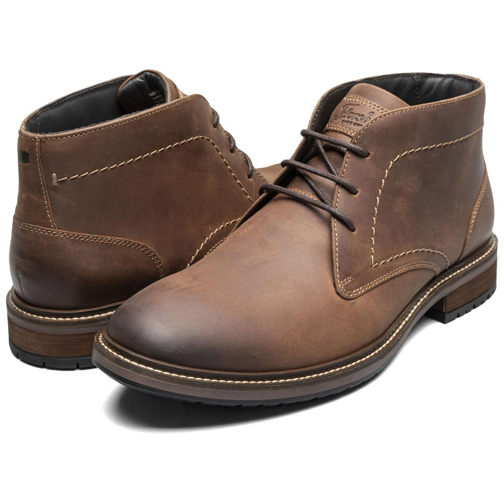 Forge Plain Toe Chukka Boot | Florsheim Brown CH Dress Boots for Men