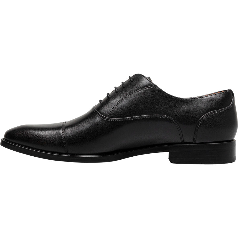 Florsheim Sorrento Black Lux Cap Toe Balmoral Oxford Men's Shoes
