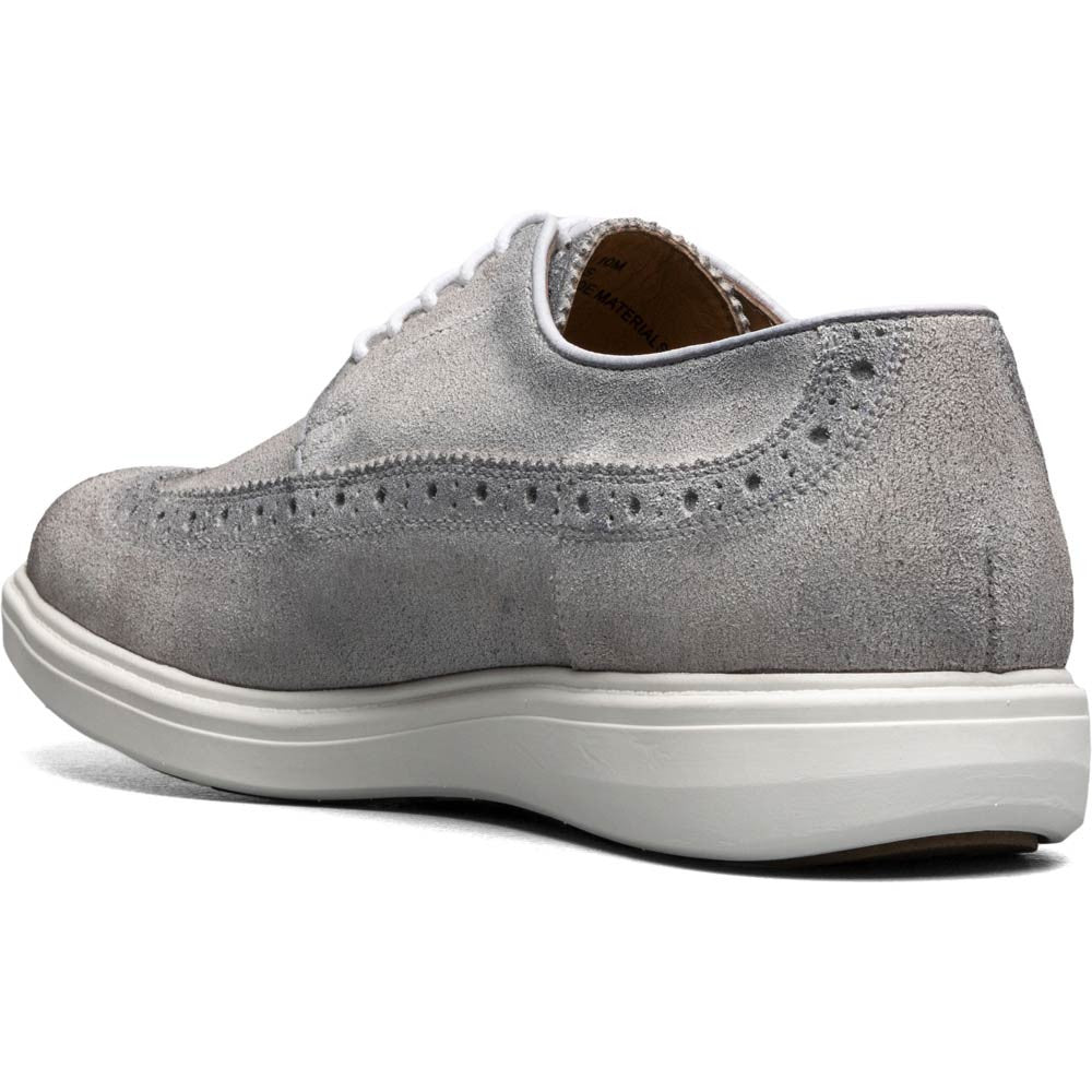 Stacy Adams Trudell Wingtip Lace-Up in Gray