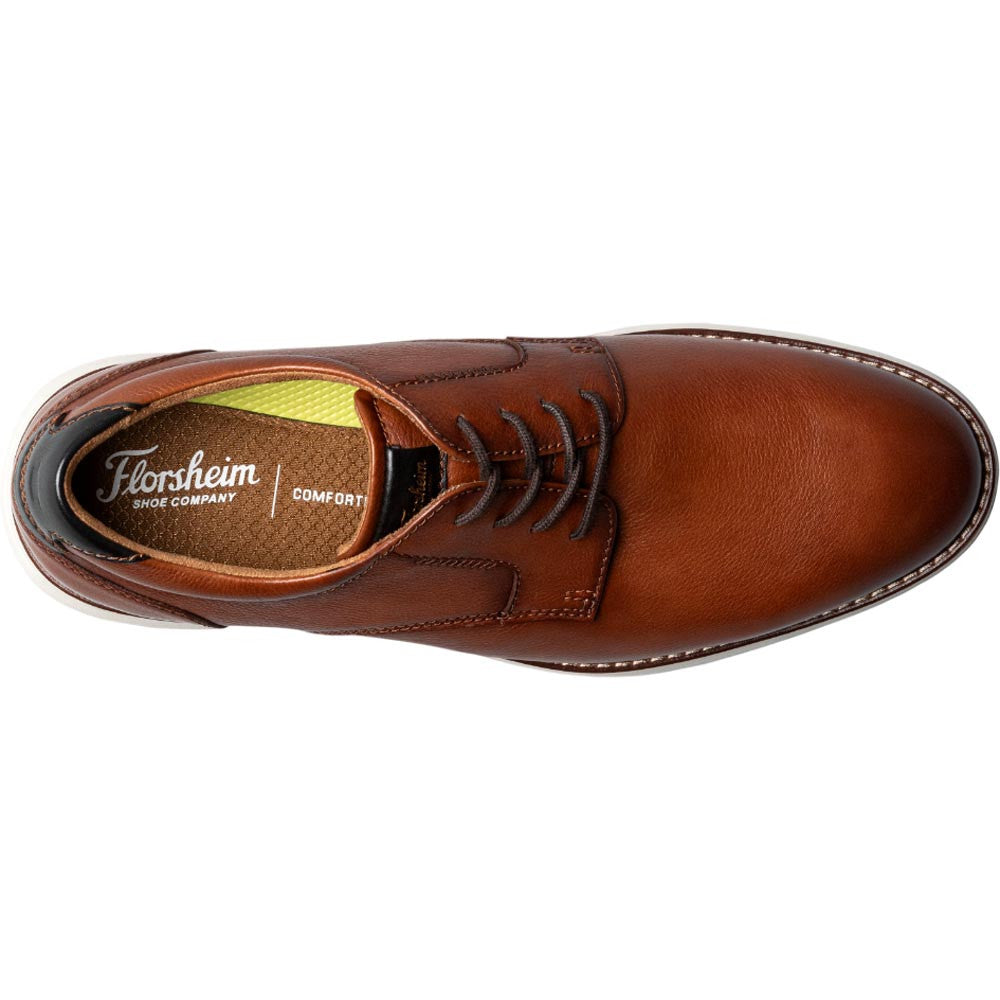 Florsheim Launch Cognac Multi Plain Toe Oxford Men's Shoes