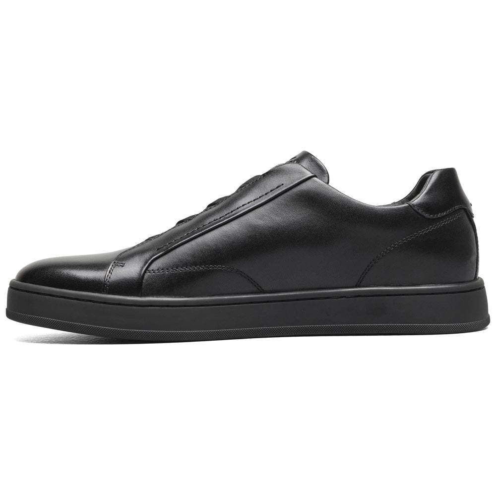 Monopoli Elastic Lace To Toe Sneaker | Florsheim Black Dress Sneakers for Men
