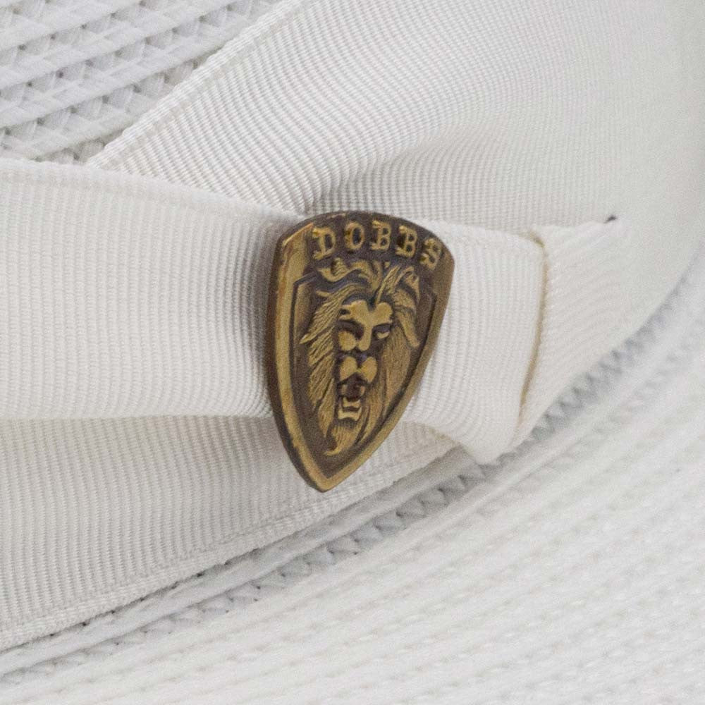 Dobbs Rosebud White Florentine Milan Straw Hat