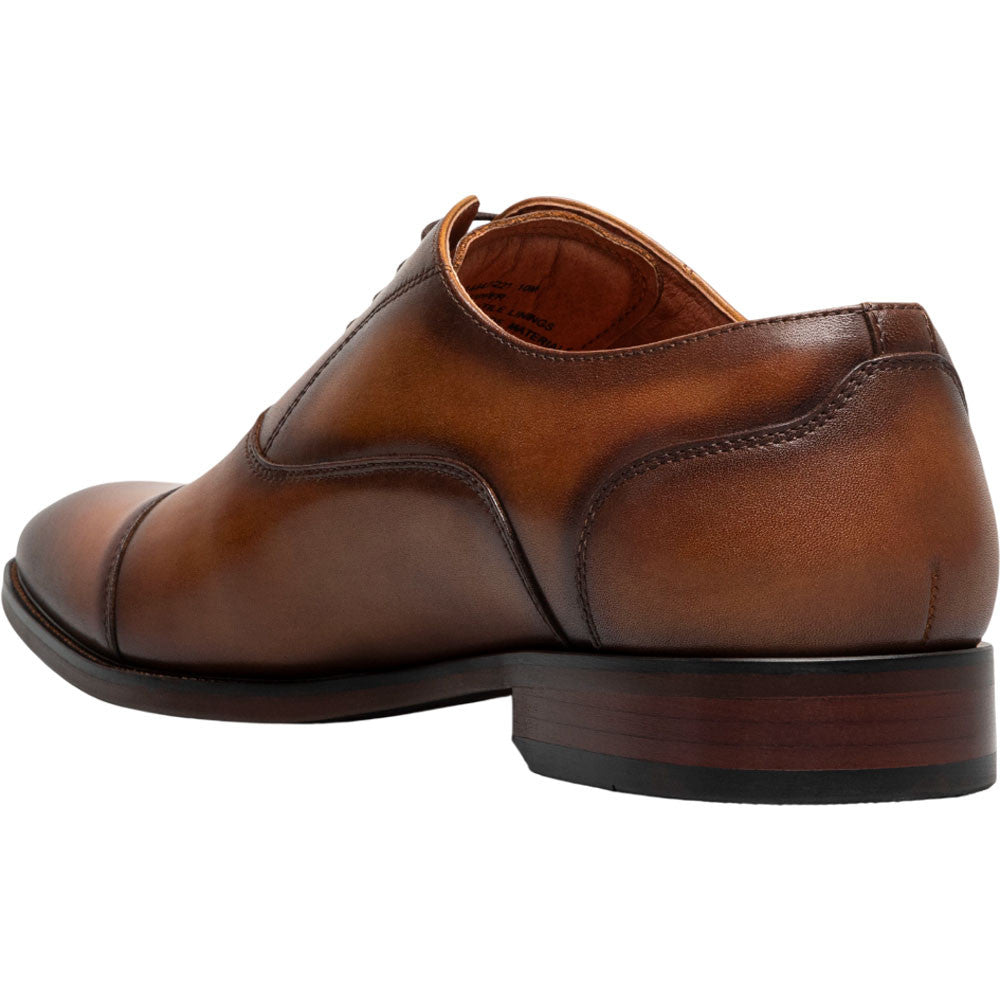 Florsheim Sorrento Cognac Lux Cap Toe Balmoral Oxford Men's Shoes