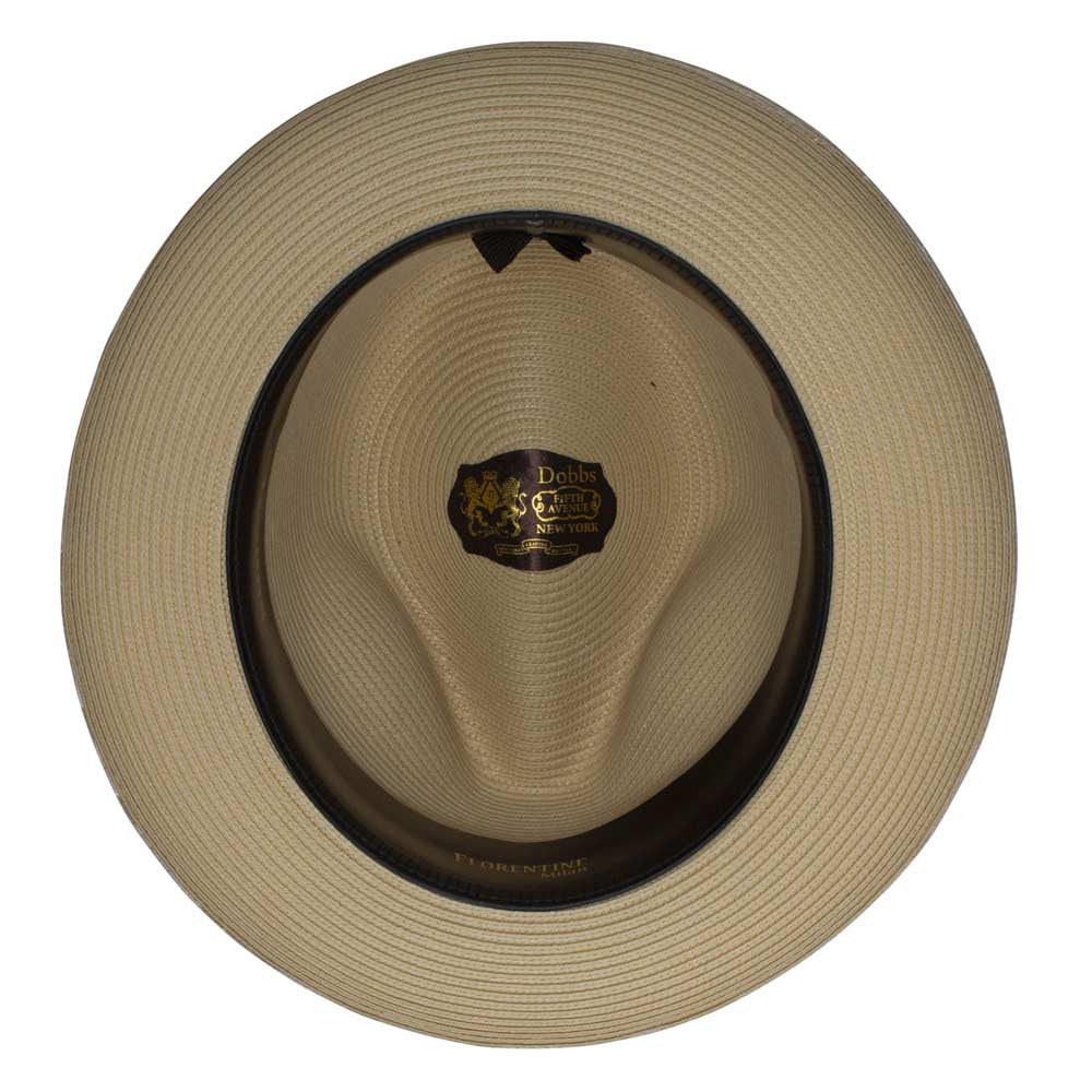 Dobbs Rosebud Sand Florentine Milan Straw Hat
