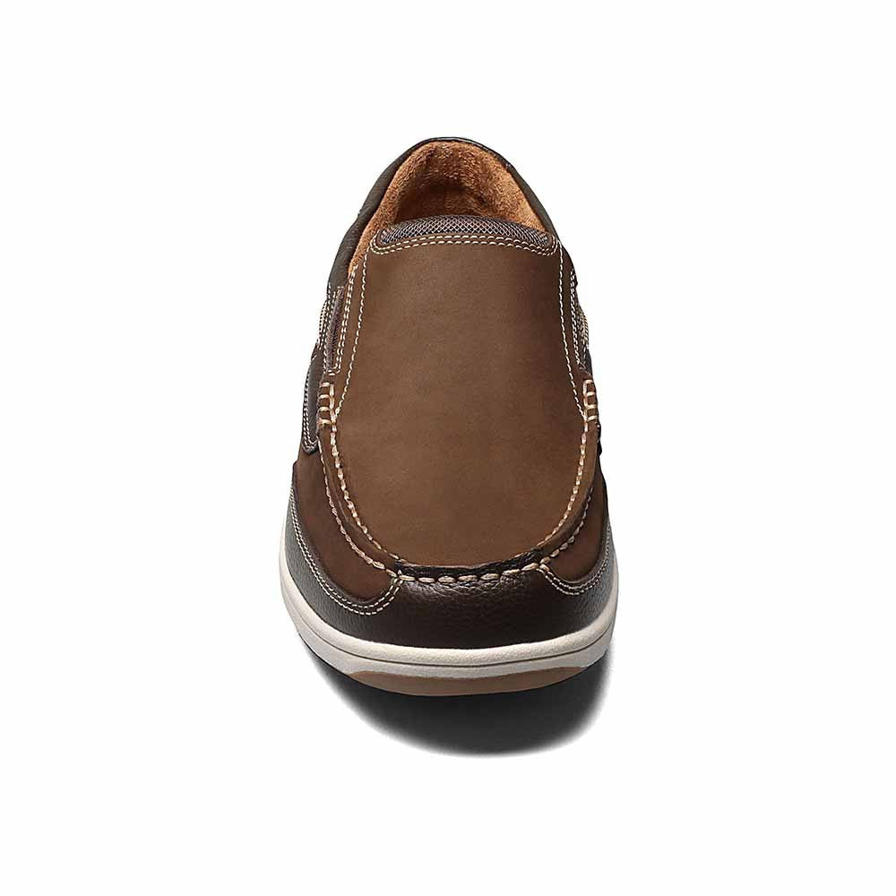 Florsheim Lakeside Brown Moc Toe Slip On Shoes