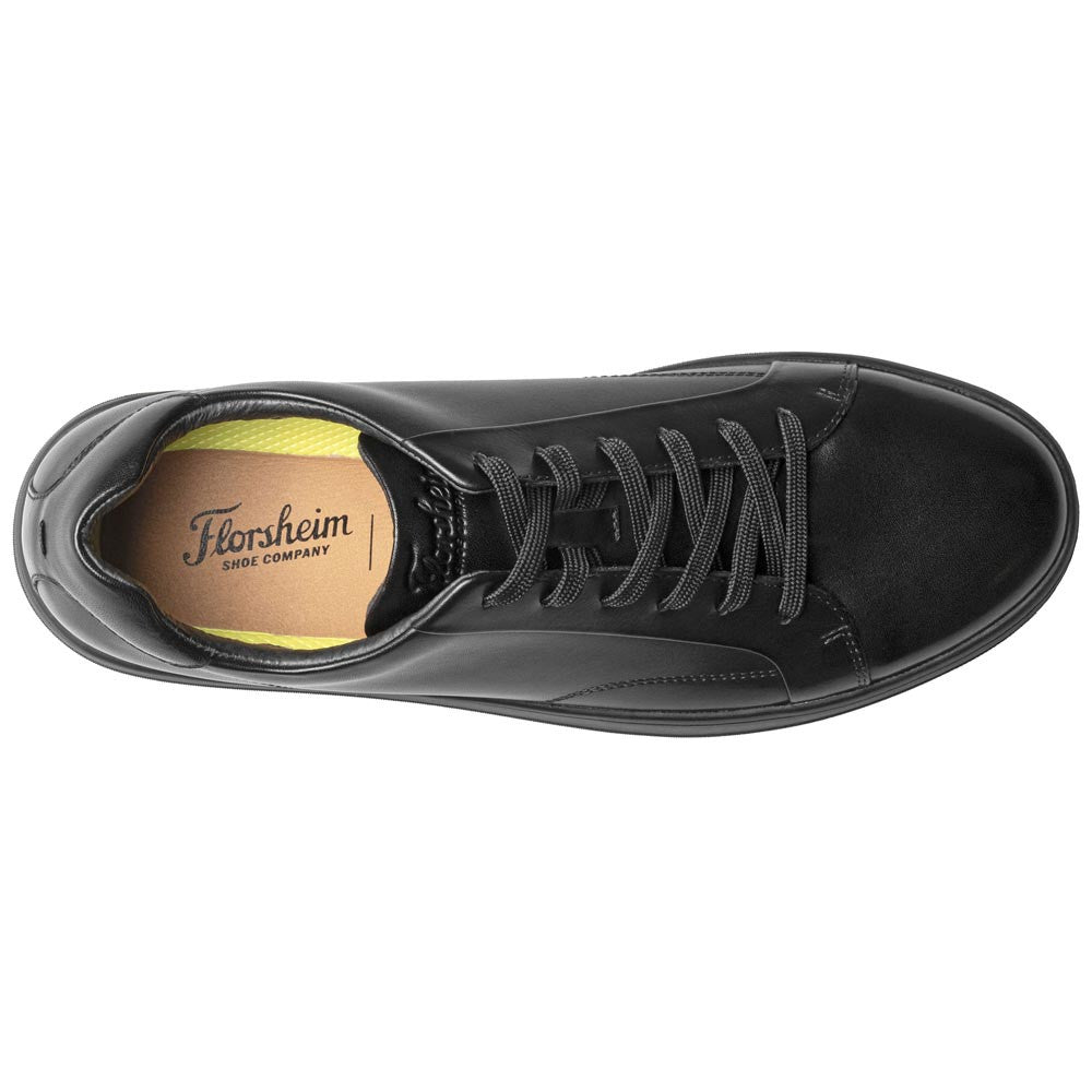 Norwalk Monopoli Lace To Toe Sneaker | Florsheim Black Dress Sneakers for Men