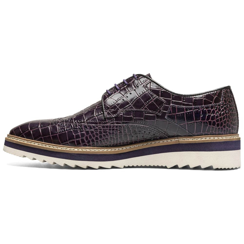 Alario Wingtip Oxford | Stacy Adams Dress Shoes in Purple for Men