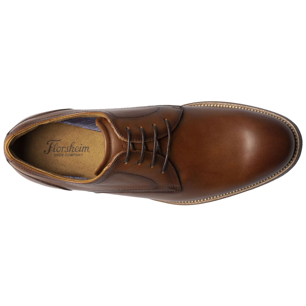 Rucci PlainToe Oxford | Florsheim Cognac Dress Shoes for Men
