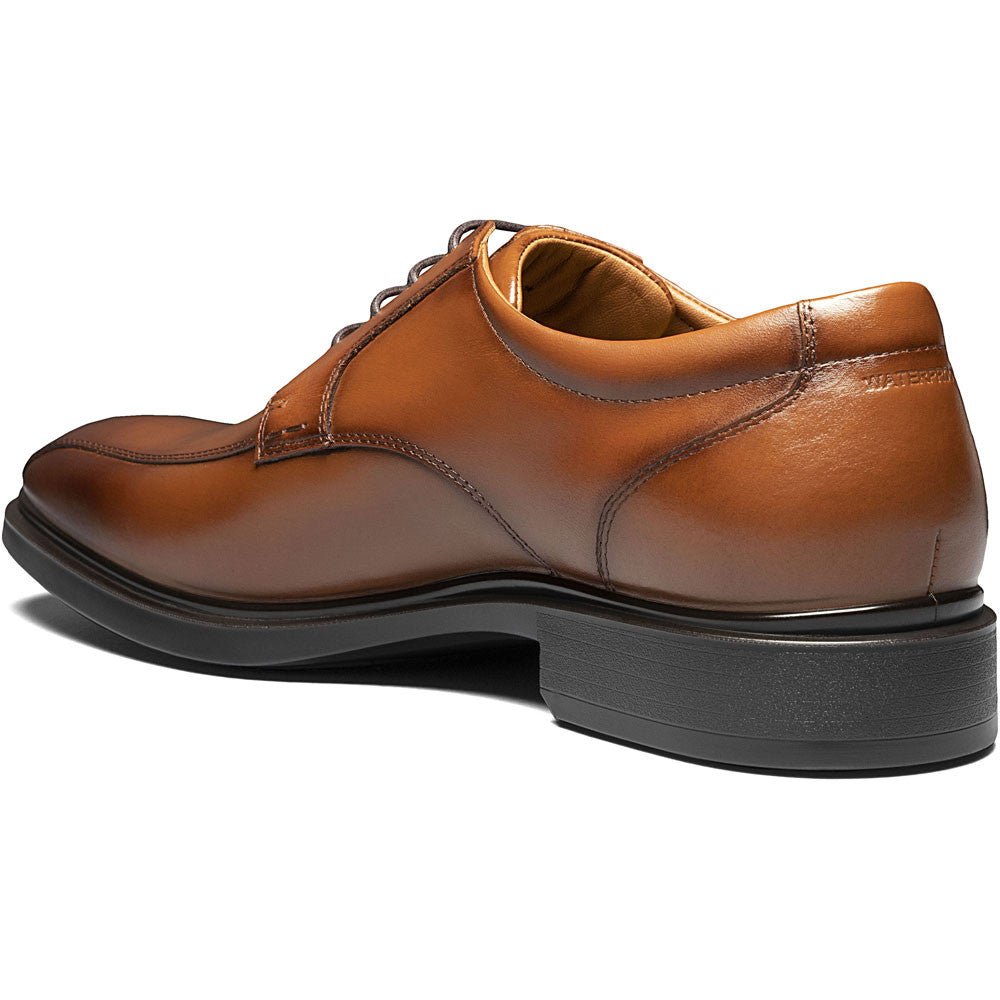 Florsheim Forecast Waterproof Bike Toe Oxford Cognac Men's Dress Shoes - shoeclassix.com
