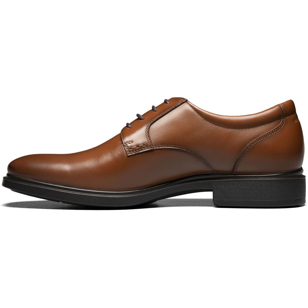 Florsheim Forecast Waterproof Plain Toe Oxford Cognac Men's Dress Shoes - shoeclassix.com