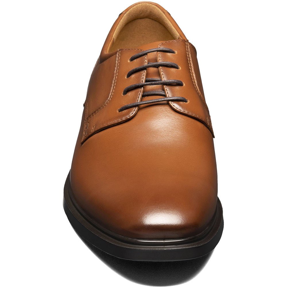 Florsheim Forecast Waterproof Plain Toe Oxford Cognac Men's Dress Shoes - shoeclassix.com