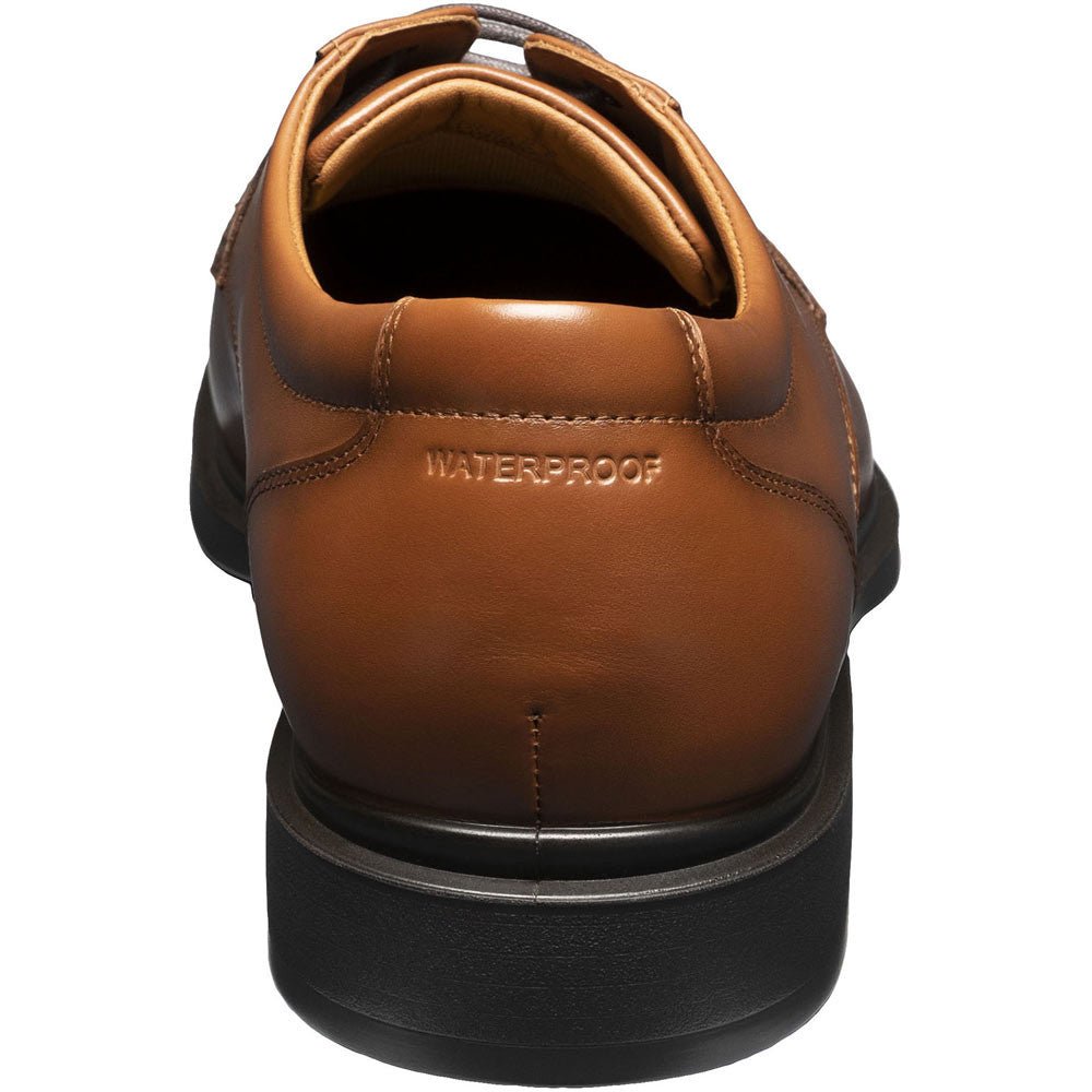 Florsheim Forecast Waterproof Plain Toe Oxford Cognac Men's Dress Shoes - shoeclassix.com
