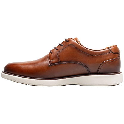 Florsheim Avenue Men's Cognac Smooth Leather Plain Toe Oxford
