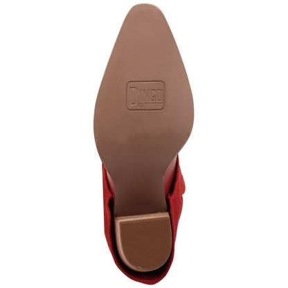 Wild Fire Leather Red Snip Toe Women Boot | Dingo Western Cowgirl Boots