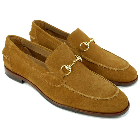 Alan Payne Miami Men’s Bourbon Suede Loafers