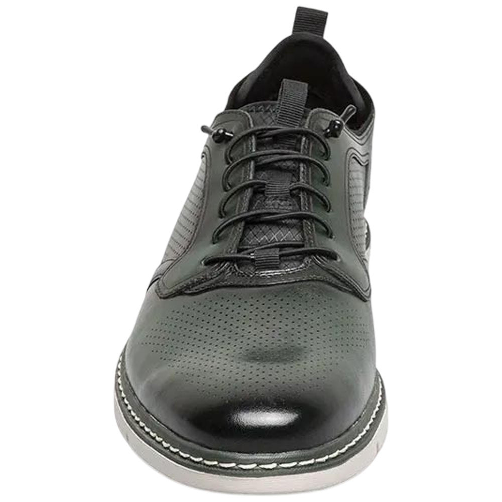 Stacy Adams Sync Plain Toe Elastic Lace Green Casual Hybrid Shoes for Men