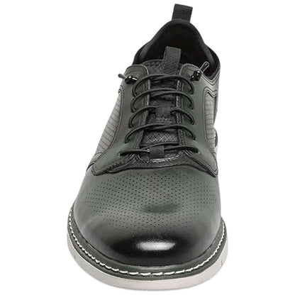 Stacy Adams Sync Plain Toe Elastic Lace Green Casual Hybrid Shoes for Men