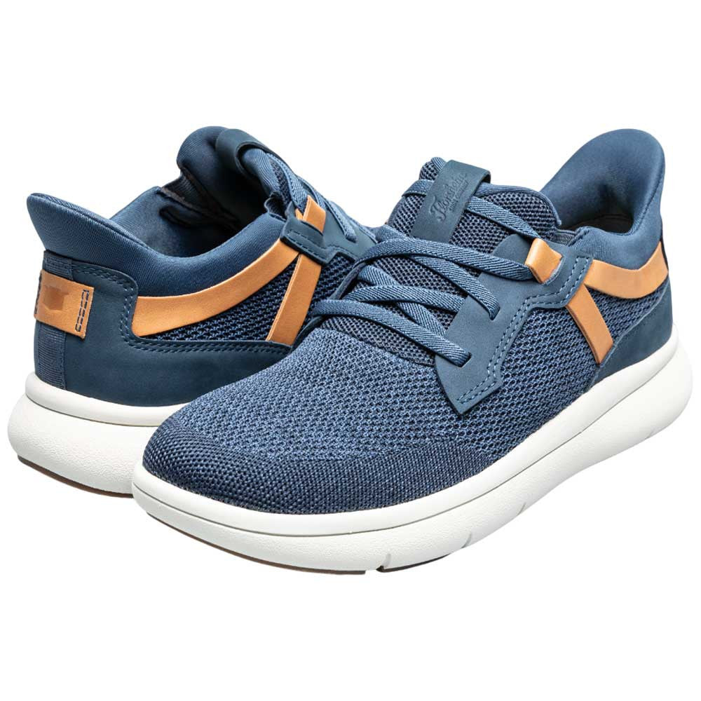 Florsheim Fleet Knit Navy Elastic Lace Slip-On Sneaker for Men
