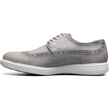 Stacy Adams Trudell Wingtip Lace-Up in Gray