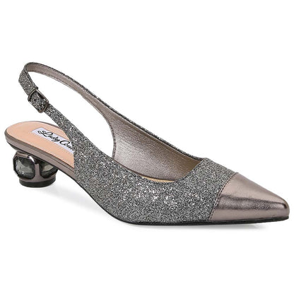 Lady Couture Saphire Pump 1.5” In Pewter