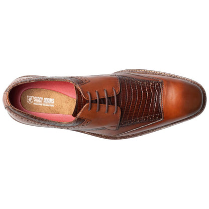Stacy Adams Gambetta Modified Cap Toe Oxford - Cognac