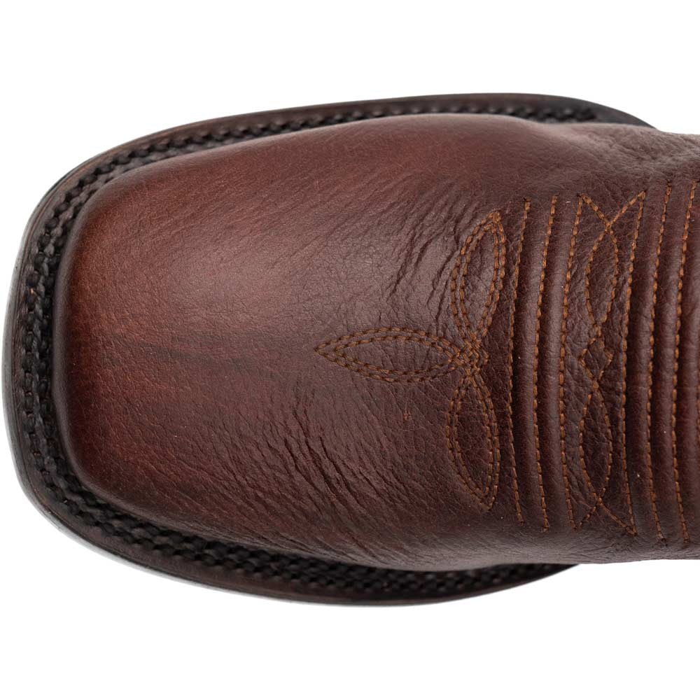 Ferrini Women’s Dylan Brandy Square Toe Leather Cowboy Boots