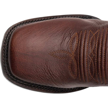 Ferrini Women’s Dylan Brandy Square Toe Leather Cowboy Boots