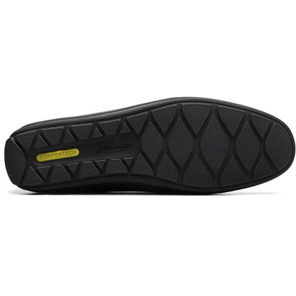 Florsheim Motor Smooth Moc Toe Penny Driver Black Men's Shoes
