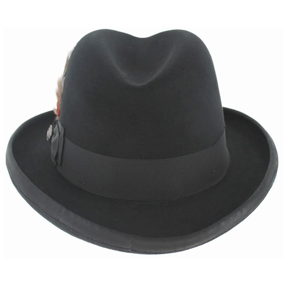 Stetson Homburg Royal Deluxe Fur Felt Formal Hat
