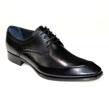 Duca Di Matiste Arpino Men's Oxford Black Calf-Skin Leather Shoes