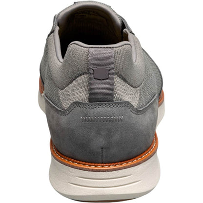 Florsheim Launch Gray Knit Elastic Lace Moc Toe Slip On Men's Shoes