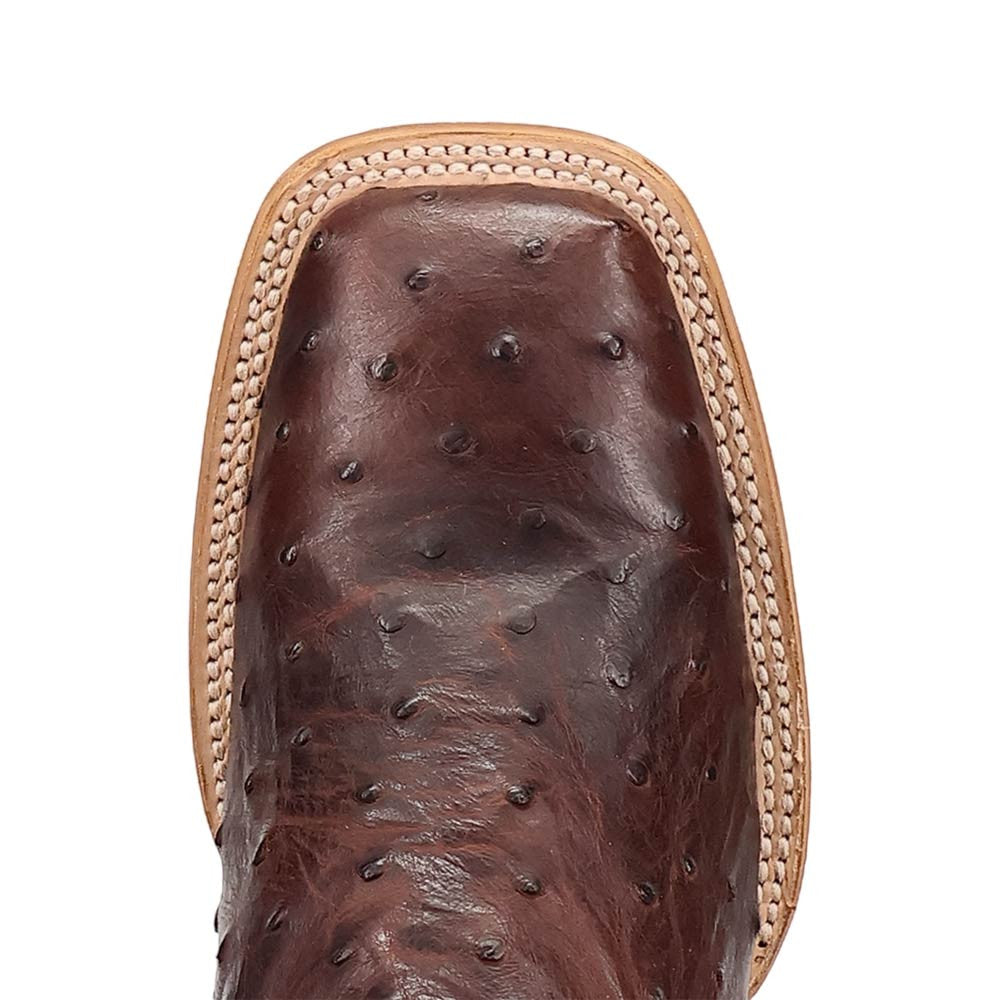 Dan Post Drayden Men's Chocolate Full Quill Ostrich Western Boots