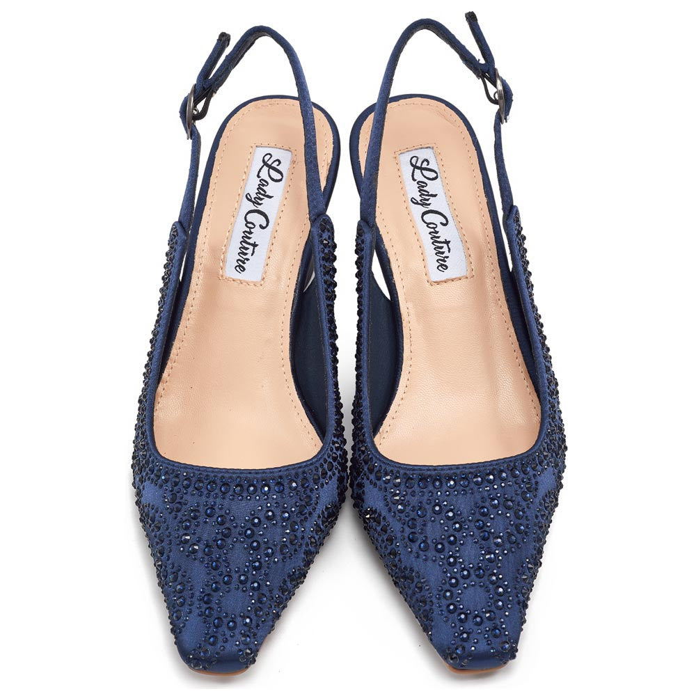 Lady Couture Lucy Pumps 2.5" Heels in Navy