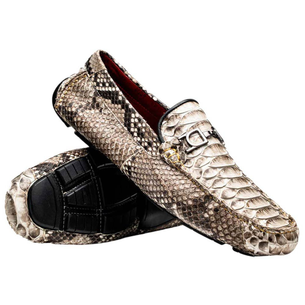 Marco Di Milano Pia Python Driving Shoe - Natural