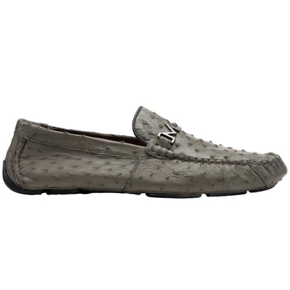 Marco Di Milano Bolonia Genuine Ostrich Driver - Gray