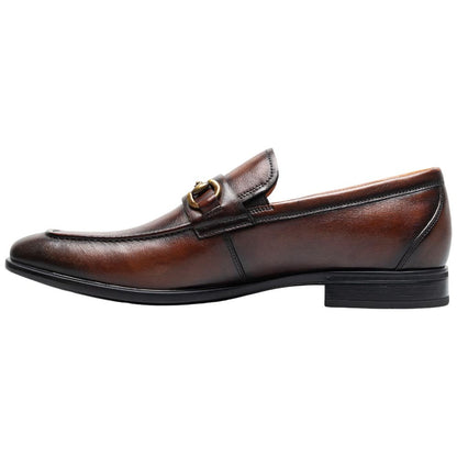 Florsheim Zaffiro Brown Moc Toe Bit Loafer II for Men