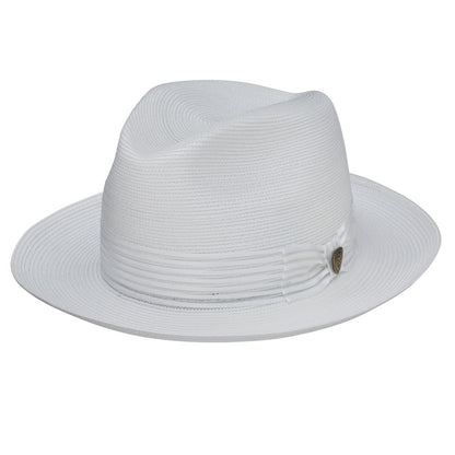 Dobbs Harrod White Florentine Milan Straw Hat