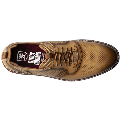 Stacy Adams Sync Plain Toe Elastic Lace Natural Casual Hybrid Shoes for Men
