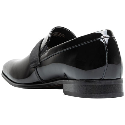 Florsheim Men's Hi Shine Black Patent Leather Strap Loafer Tux