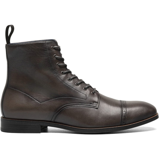 Stacy Adams Henry Cap Toe Lace Up Boot in Gray