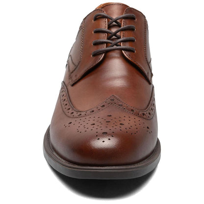 Midtown Wingtip Oxford | Florsheim Cognac Dress Shoes for Men